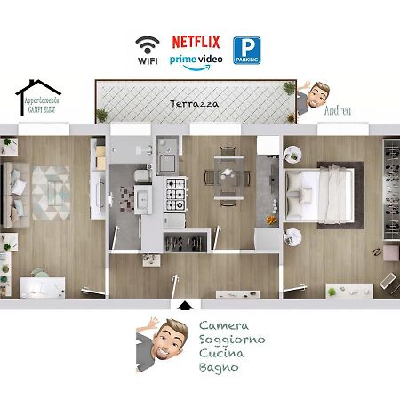Appartamento Campi Elisi Триест Экстерьер фото